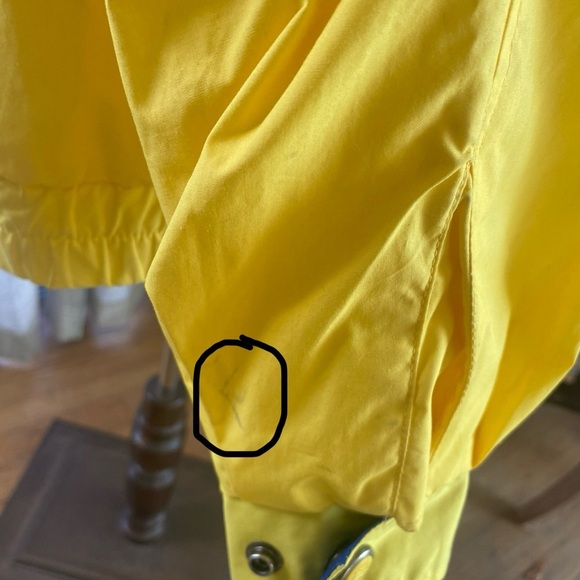 Vintage London Fog Yellow Rain Jacket Windbreaker SZ LRG - Picture 9 of 10